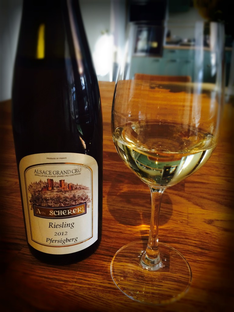 Andre Scherer Reisling 2012 Pfersigberg Alsace Grand Sru