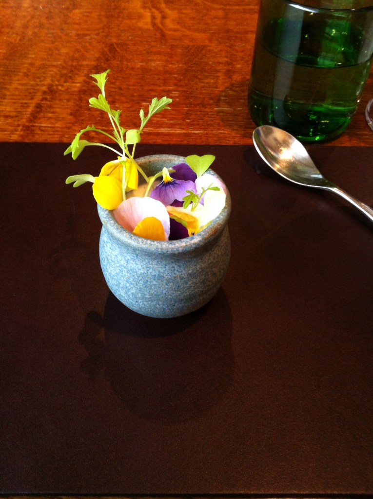 Creamed potatoes, Tunworth and duck gizzards